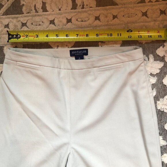 Ann Taylor, Women's dress pants/trousers, Size: 4, Color: khaki/sand/cream/tan - Picture 4 of 10